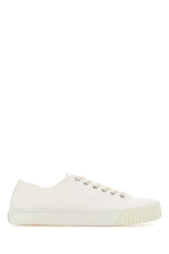 Ivory Canvas Tabi Sneakers - Maison Margiela - Modalova