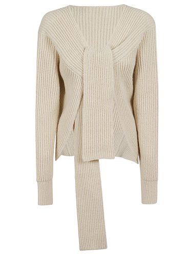 Ls Jumper W/bow Detail At Back - Jil Sander - Modalova