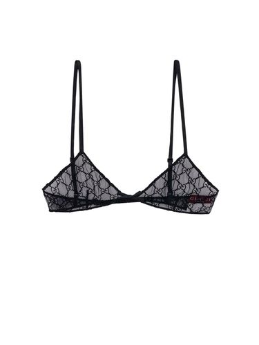 Gucci Gg Motif Lace Bra - Gucci - Modalova