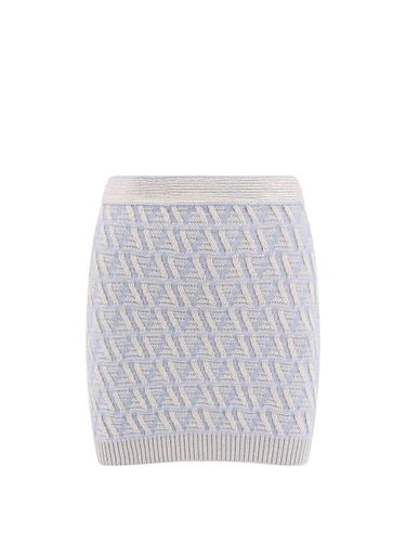 Embroidered Silk Blend Mini Skirt - Fendi - Modalova