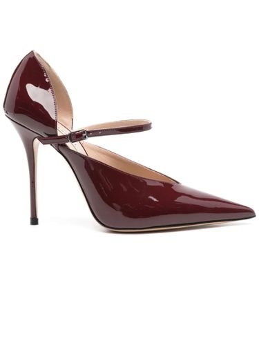 Scarlet Patent Leather Pumps - Casadei - Modalova