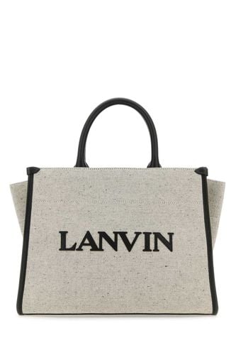 Two-tone Canvas Small In & Out Shopping Bag - Lanvin - Modalova