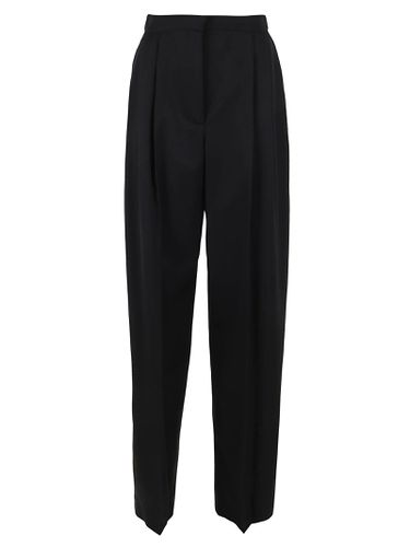 Pleat Detailed Wide Leg Pants - Alexander McQueen - Modalova