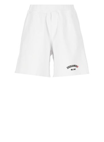 Dsquared2 Short With Logo - Dsquared2 - Modalova