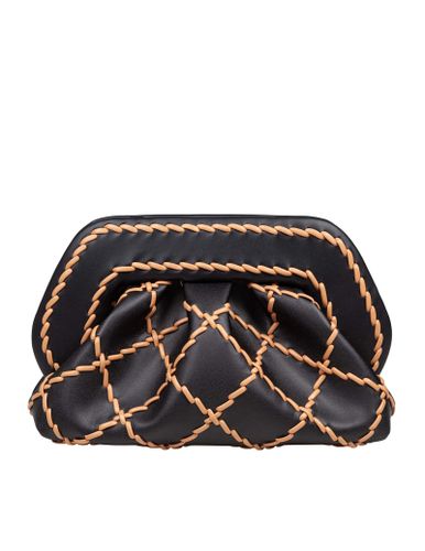 Vegan Fabric Clutch Bag Color And Leather - THEMOIRè - Modalova