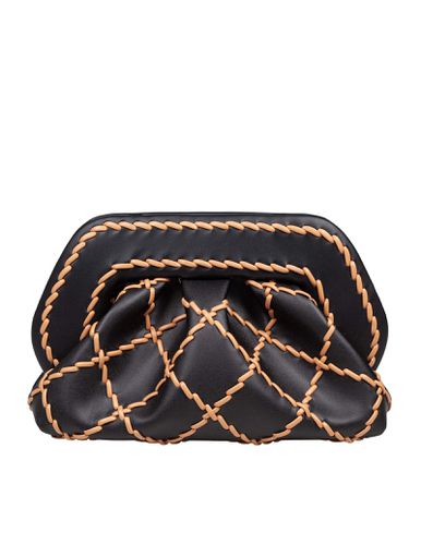 Vegan Fabric Clutch Bag Color And Leather - THEMOIRè - Modalova