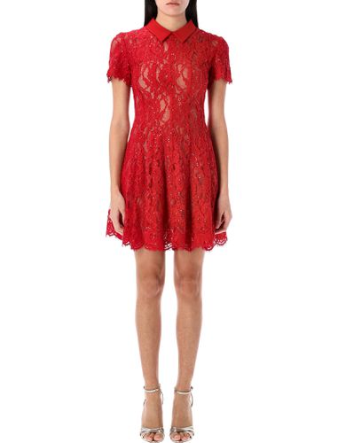 Sequin Lace Mini Dress - self-portrait - Modalova