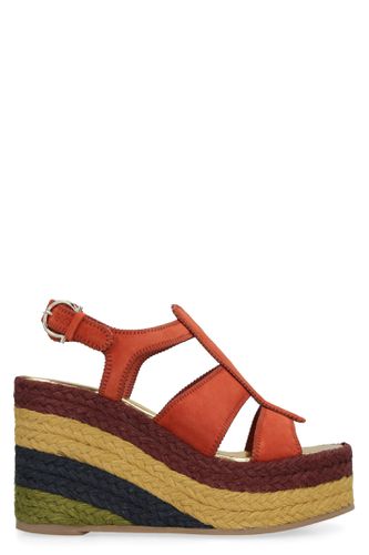 Ferragamo Jute Wedge Espadrilles - Ferragamo - Modalova