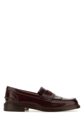 Chocolate Leather Penny Loafers - Tod's - Modalova