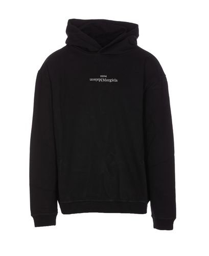 Maison Margiela Logo Hoodie - Maison Margiela - Modalova