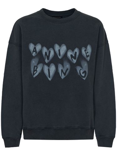 Spencer Hearts Sweatshirt - Anine Bing - Modalova