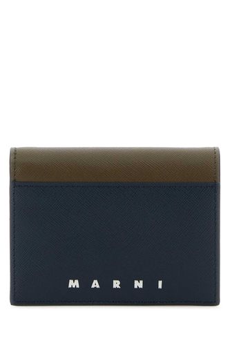 Marni Two-tone Leather Wallet - Marni - Modalova