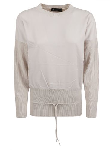 Laced Waist Sweatshirt - Fabiana Filippi - Modalova