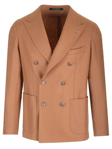 Wool And Cashmere Double-breasted Jacket - Tagliatore - Modalova