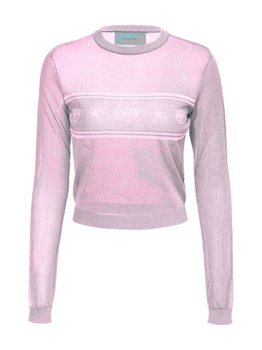 Chiara Ferragni Pink Crewneck - Chiara Ferragni - Modalova