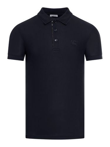 Cotton Polo Shirt With Embroidered Ekd Logo - Burberry - Modalova