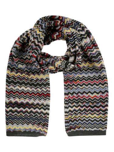 Chevron-knitted Wraparound Scarf - Missoni - Modalova