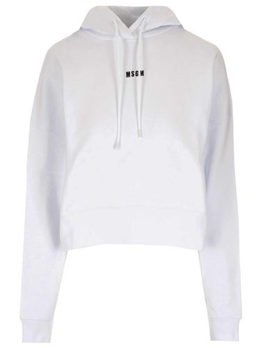 MSGM Logo Printed Hoodie - MSGM - Modalova