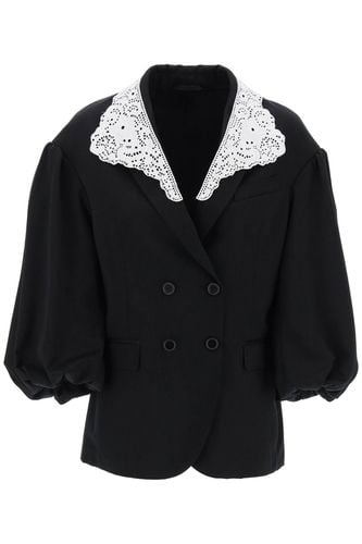 Oversized Blazer With Lace - Simone Rocha - Modalova