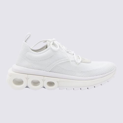 Ferragamo White Sneakers - Ferragamo - Modalova