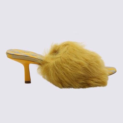 Manilla Shearling Minnie Mules - Burberry - Modalova