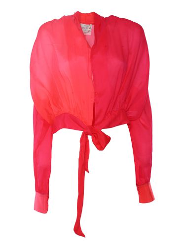 Forte_Forte Red Shaded Silk Shirt - Forte Forte - Modalova