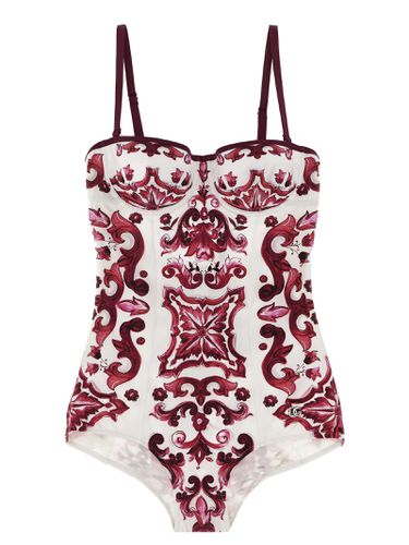 Maiolica One-piece Swimsuit - Dolce & Gabbana - Modalova