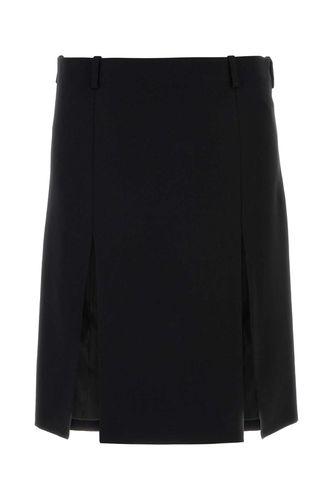 The Attico Black Wool Skirt - The Attico - Modalova