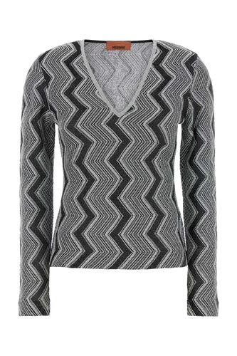 Embroidered Viscose Blend Sweater - Missoni - Modalova