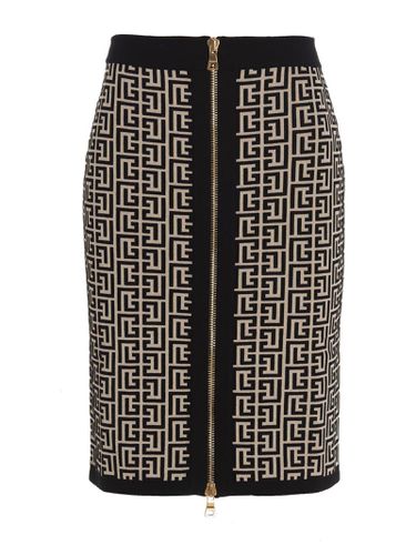 Balmain monogram Skirt - Balmain - Modalova