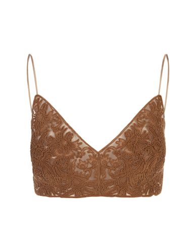 Rebrodé Lace Bra Top In - Ermanno Scervino - Modalova