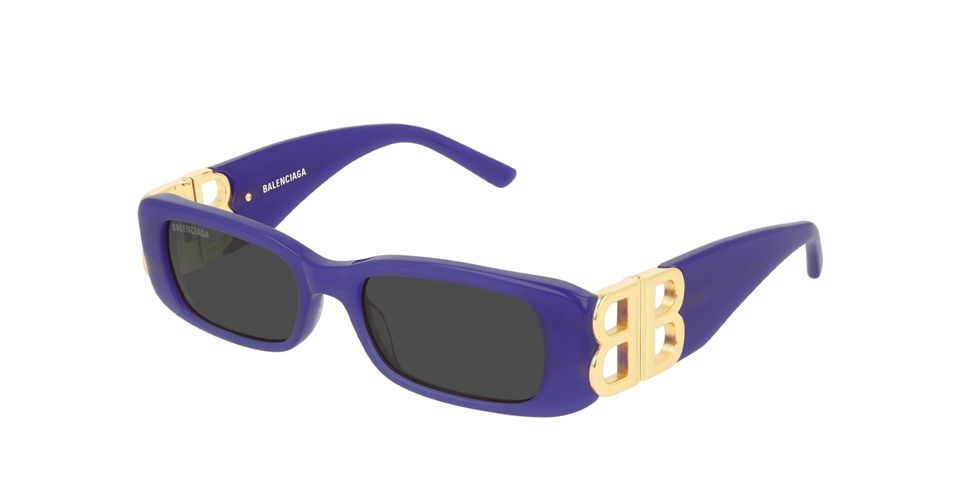 Bb0096s-004 Dynasty - Milky Purple Sunglasses - Balenciaga Eyewear - Modalova