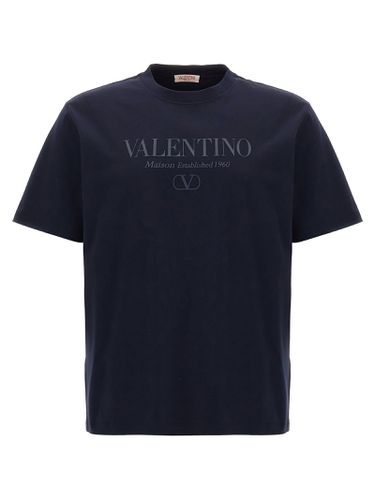 Valentino Logo Print T-shirt - Valentino Garavani - Modalova