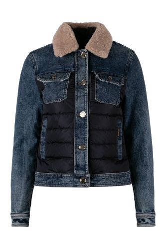 Moorer Petunia Padded Denim Jacket - Moorer - Modalova