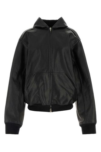 Leather Oversize Jacket - Balenciaga - Modalova