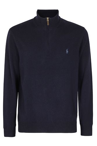 Maglia Mezza Zip Lambswool - Polo Ralph Lauren - Modalova