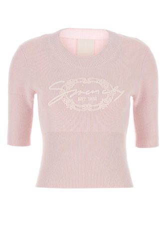 Pastel Pink Cotton Blend Sweater - Givenchy - Modalova