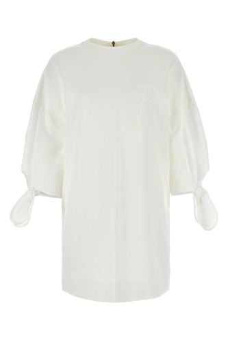 White Stretch Nylon Blend Agora T-shirt Mini Dress - Max Mara - Modalova