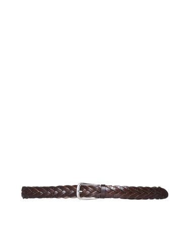 Braided Leather Belt - Brunello Cucinelli - Modalova