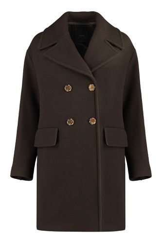 Pinko Double-breasted Wool Coat - Pinko - Modalova