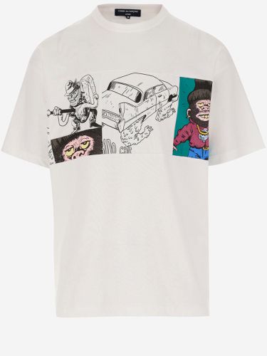 Cotton T-shirt With Graphic Print - Comme des Garçons - Modalova