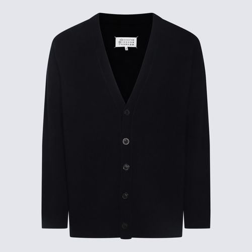 Navy Blue Wool Knitwear - Maison Margiela - Modalova