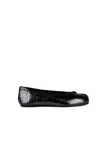 Ballet Black Shiny Leather Ballet Flats - Maison Margiela - Modalova