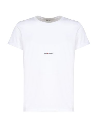 Saint Laurent Logo T-shirt - Saint Laurent - Modalova