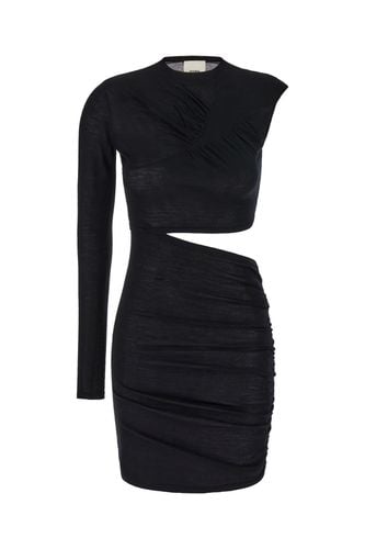 Black Wool One-shoulder Dress - Isabel Marant - Modalova