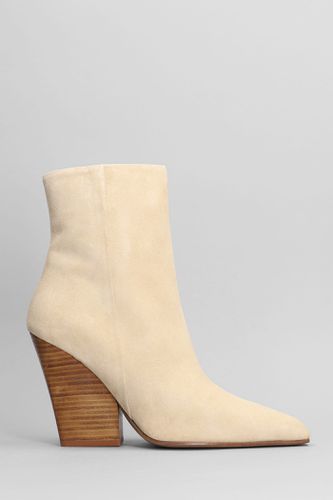 Jane Texan Ankle Boots In Suede - Paris Texas - Modalova