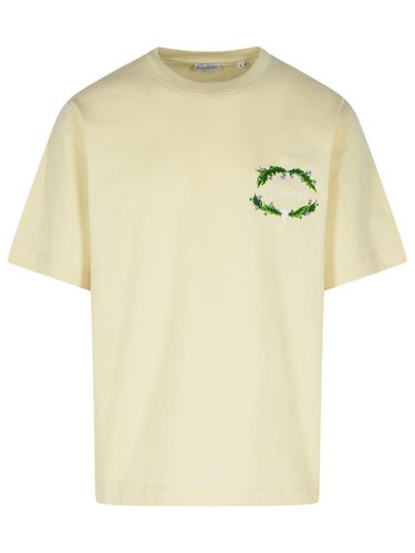 Burberry Cream Cotton T-shirt - Burberry - Modalova