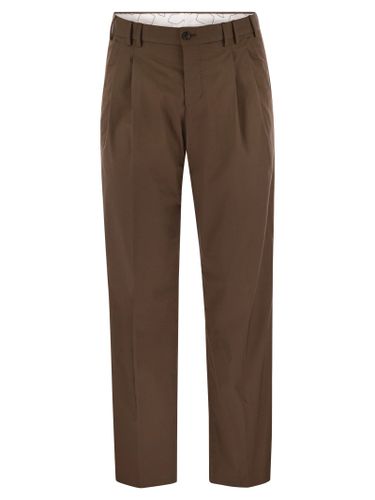 Michael - Stretch Cotton Blend Trousers - PT Torino - Modalova