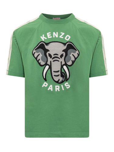 Kenzo Elephant Crewneck T-shirt - Kenzo - Modalova