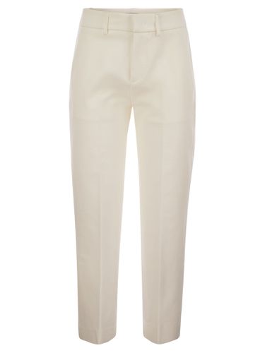 Loose Cropped Jersey Trousers - Meli - Dondup - Modalova